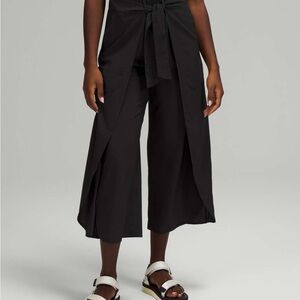lululemon athletica Black Wide Leg Pants